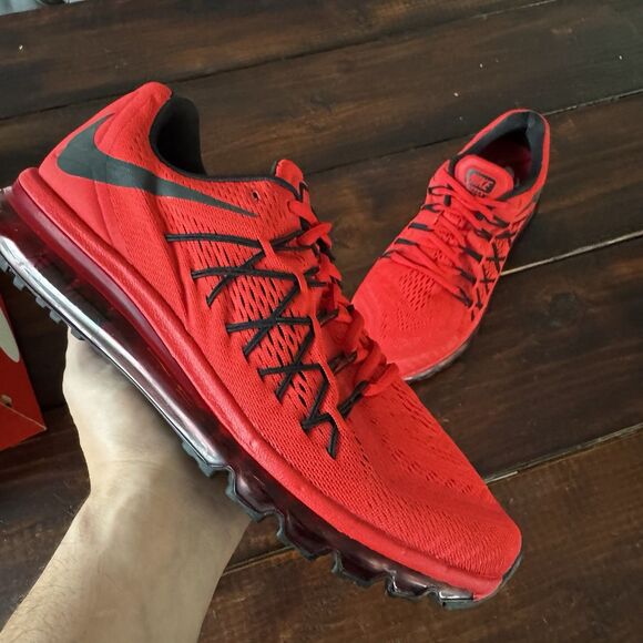 Air Max 2015 University Red Running Shoes - Picture 3 of 9